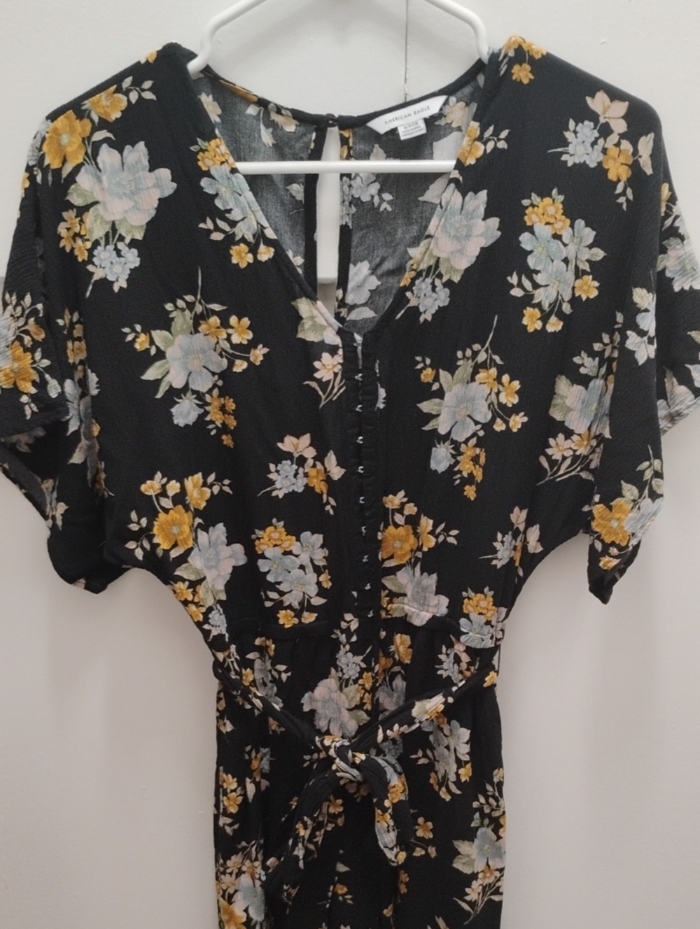 American Eagle Floral Jumpsuit